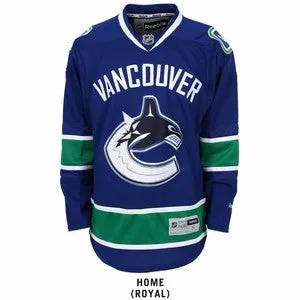 Reebok Vancouver Canucks Premier Crested Jersey