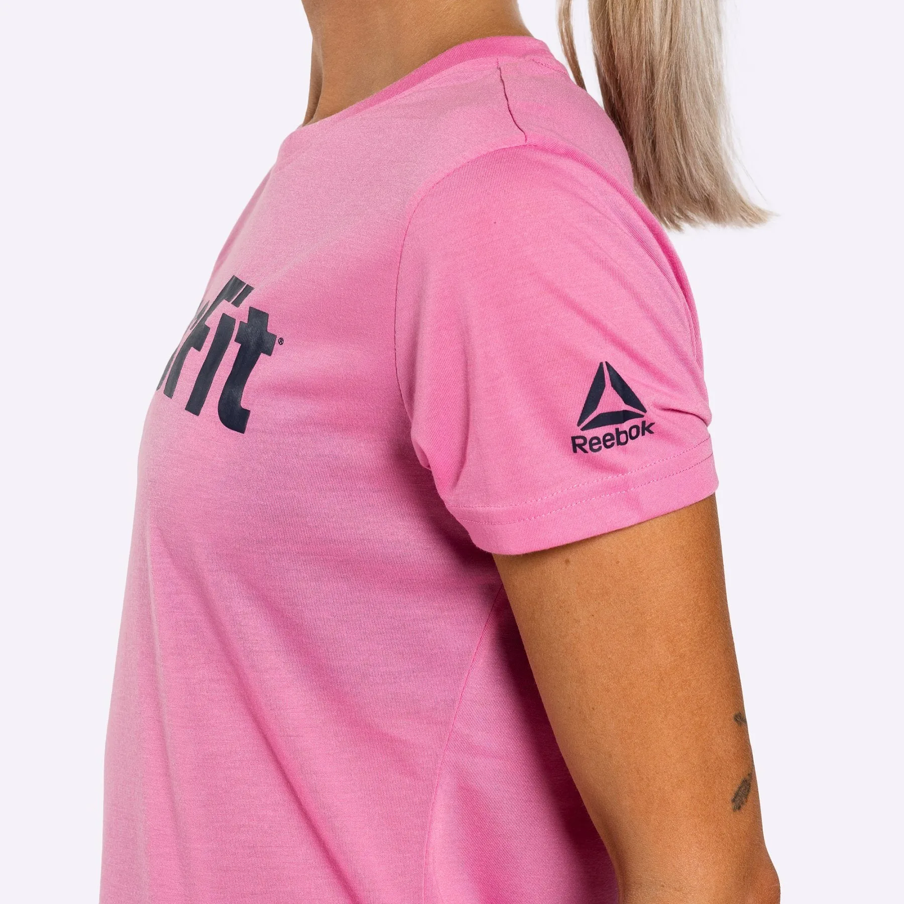 Reebok - Women's CrossFit Tee - POSH PINK