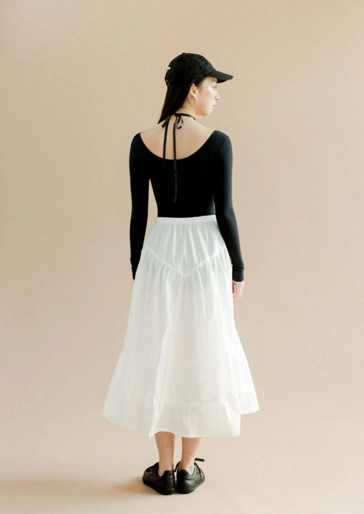 Rhonda Skirt - White Poplin