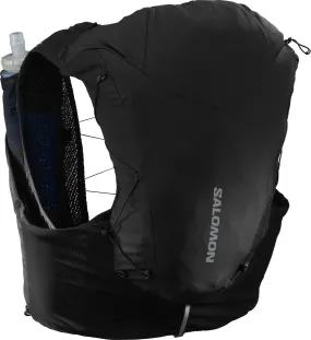 Salomon Adv Skin 12 With Flasks Black/Ebony | Buy Salomon Adv Skin 12 With Flasks Black/Ebony here | Outnorth