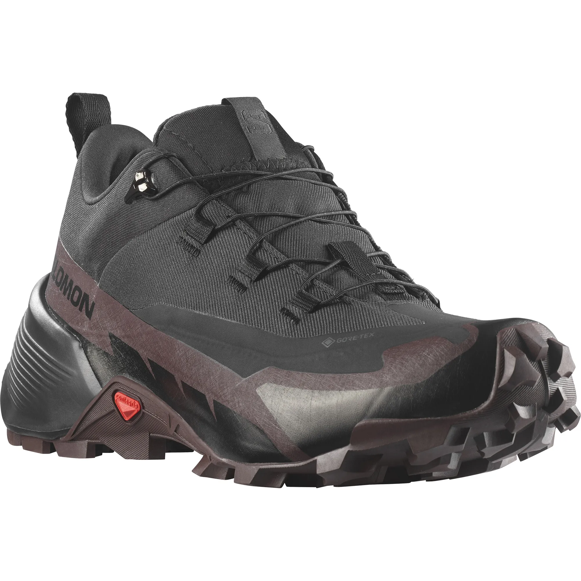 Salomon Women's Cross Hike Gore-Tex 2 Black/Chocolate Plum/Black | Buy Salomon Women's Cross Hike Gore-Tex 2 Black/Cho