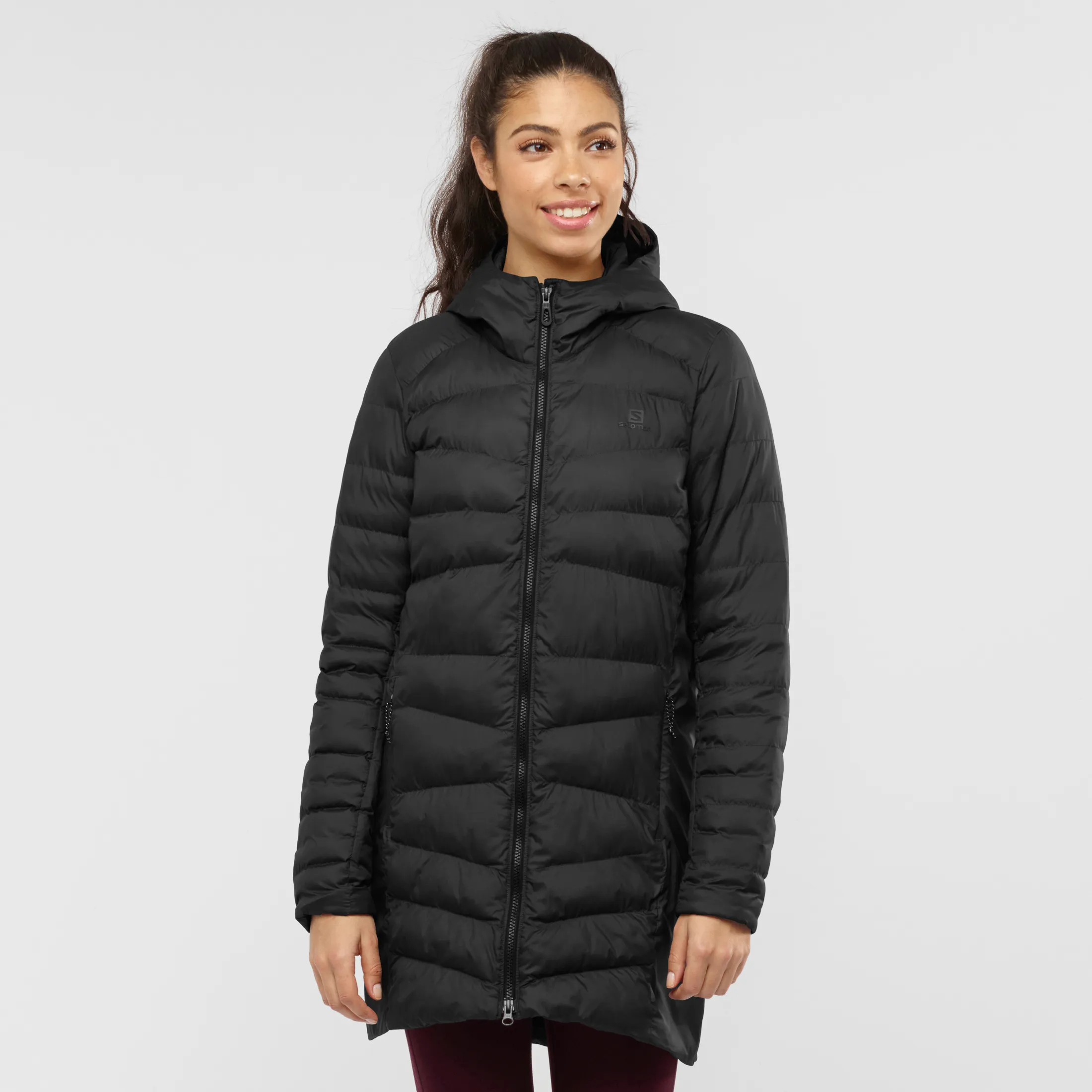 Salomon Women's Sight Storm Hoodie Ebony | Buy Salomon Women's Sight Storm Hoodie Ebony here | Outnorth