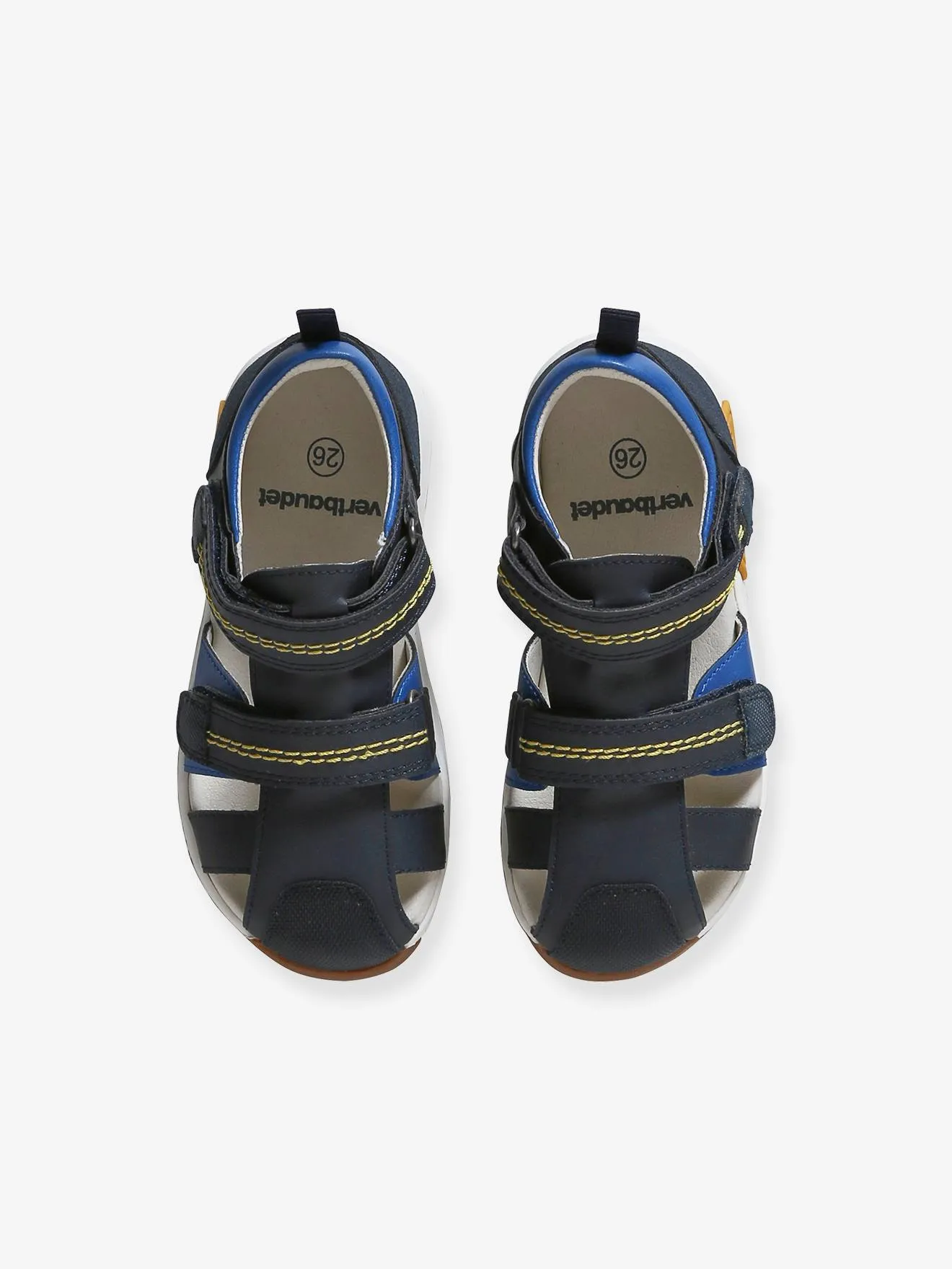 Sandals with Hook-&-Loop Straps for Children, Designed for Autonomy - set blue