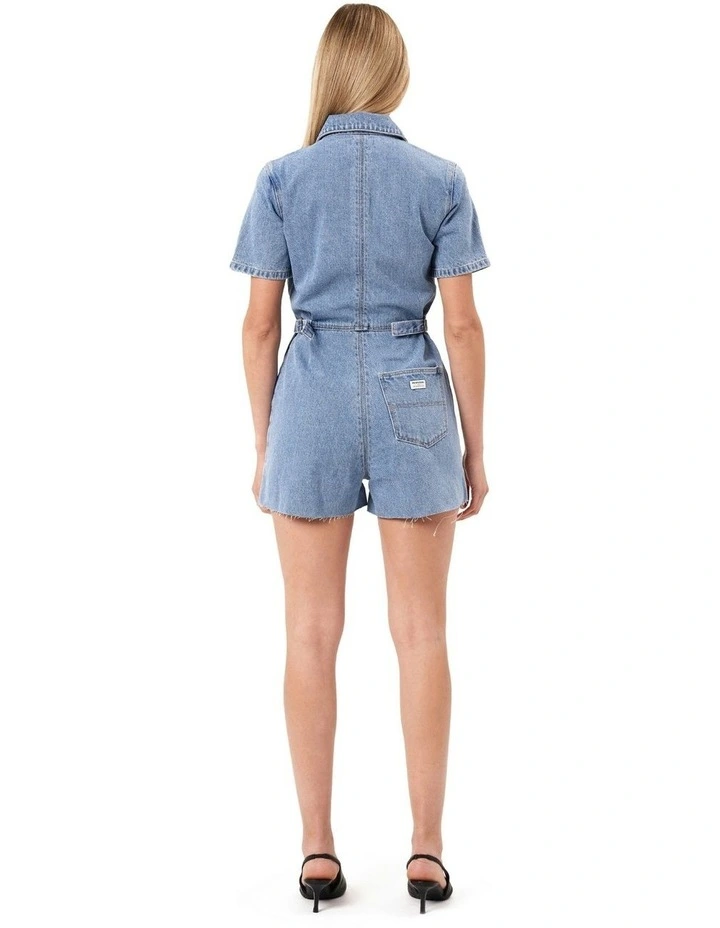 Short Coverall in Blue