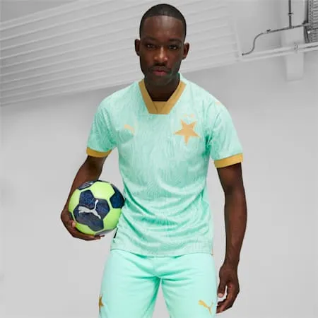 SK Slavia Prague 23/24 Men's Away Jersey | Electric Peppermint-Victory Gold | PUMA Football | PUMA 