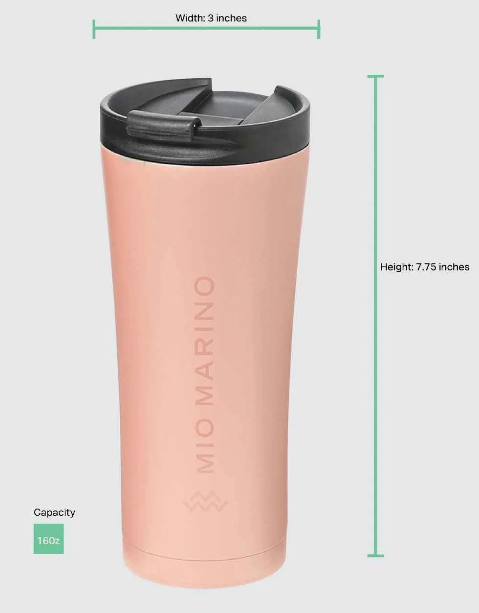 Solid Slender Travel Mug