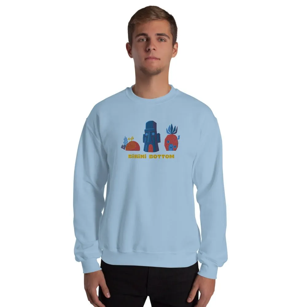 SpongeBob SquarePants Bikini Bottom Embroidered Crewneck Sweatshirt