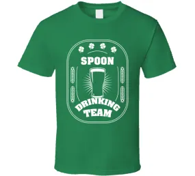 Spoon Drinking Team St. Patrick's Day Last Name Group T Shirt