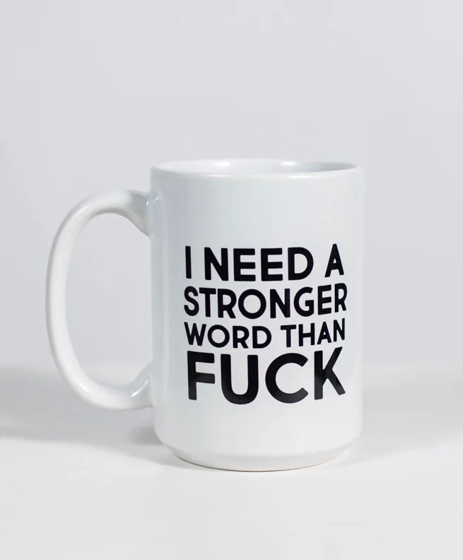 Stronger Word Jumbo Mug by Brightside