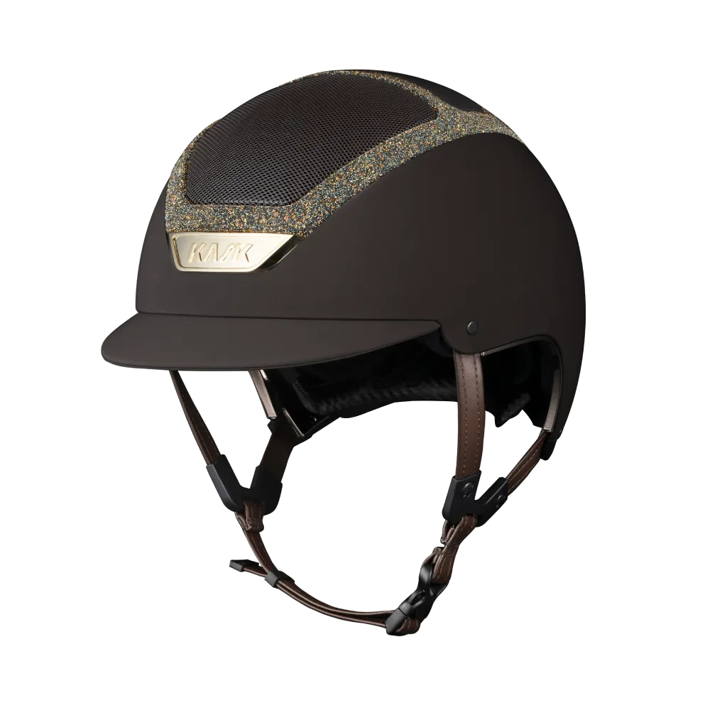 Swarovski Frame Dogma Chrome Riding Helmet by KASK