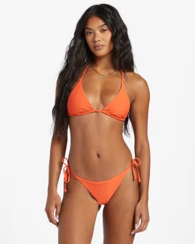 Tanlines Multi Triangle Bikini Top - Coral Craze