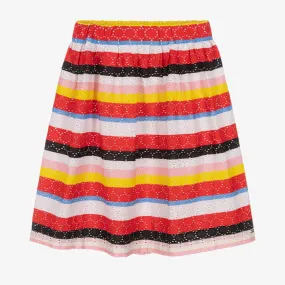 Teen Girls Embroidered Cotton Skirt