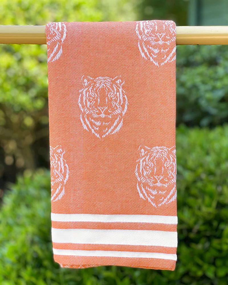 Tiger Hostess Gift Bundle - Towel, Cups, & Spoon Rest