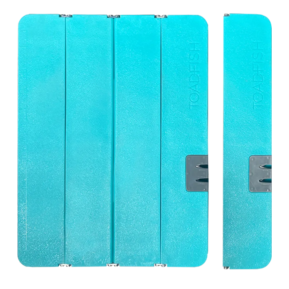 Toadfish Toadfish Folding Cutting Board w/Built in Knife Sharpener - Teal 