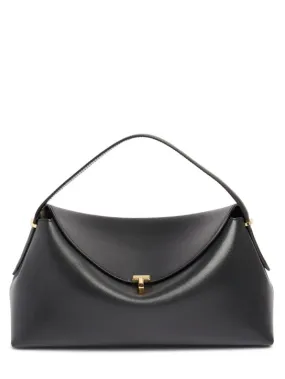 Toteme   T-Lock palmellata leather top handle bag 