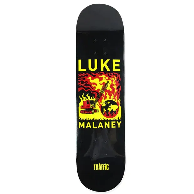 TRAFFIC SKATEBOARDS MALANEY DEMOLITION DECK 8.25