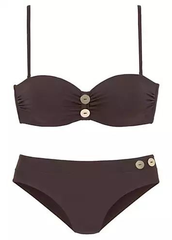 Underwired Bandeau Bikini by LASCANA | Look Again