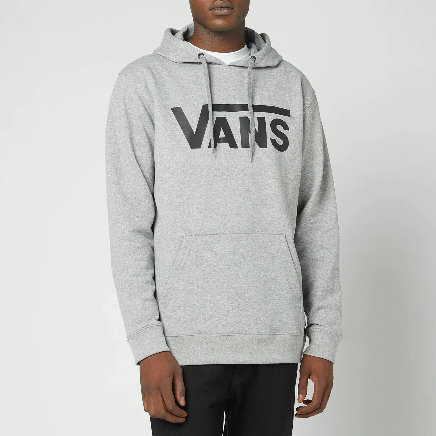 Vans Men's Classic Pullover Hoodie - Cement Heather/Black