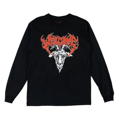 Welcome Skateboards Longsleeve Shirt Pupil Black