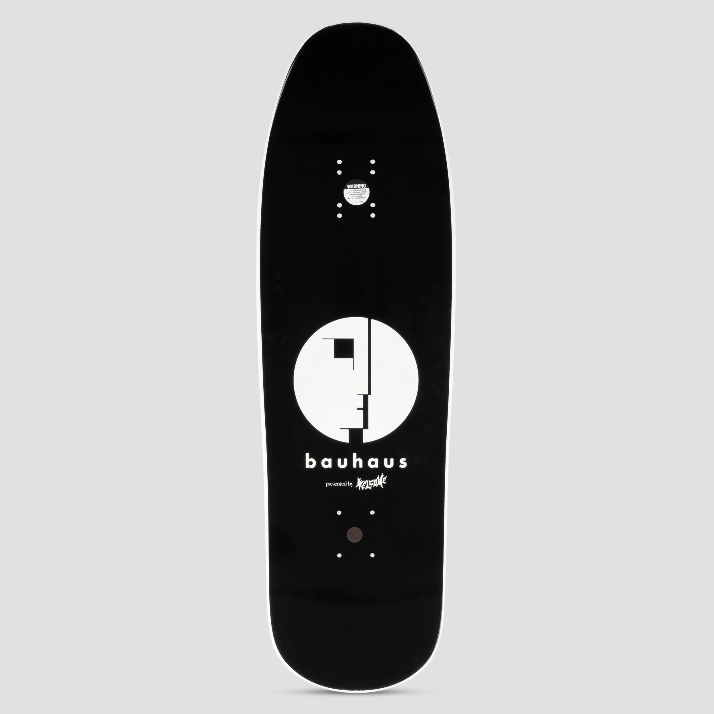 Welcome x Bauhaus 9.6 Bela on Gaia Skateboard Deck White