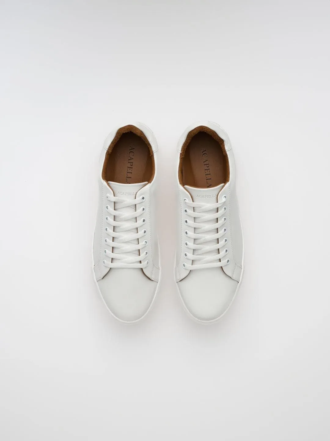 White Leather Sneakers