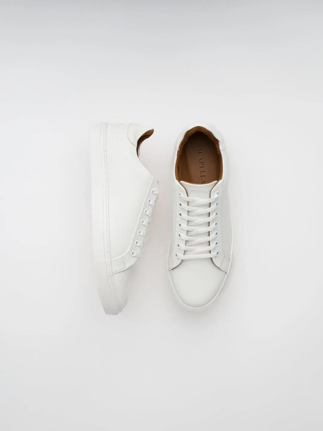 White Leather Sneakers