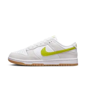 WMNS Nike Dunk Low (White/Bright Cactus/Gum Yellow)