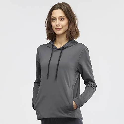 Women's Salomon Comet MID Hoodie Ebony